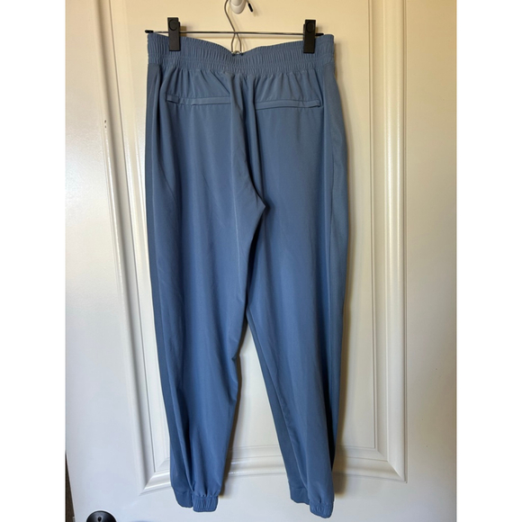 Women's Athleta Brooklyn Mid Rise Jogger Pants Size 8 Blue - Picture 4 of 10